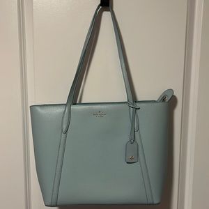 Kate Spade large tote with matching card holder